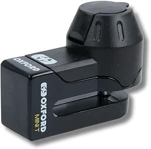Oxford Mini T Disc Lock – Candado Moto de Disco Antirrobo para Motocicleta | Accesorios Moto de Seguridad | Candado Resistente con Diseño Compacto y Fácil de Usar para Motoristas
