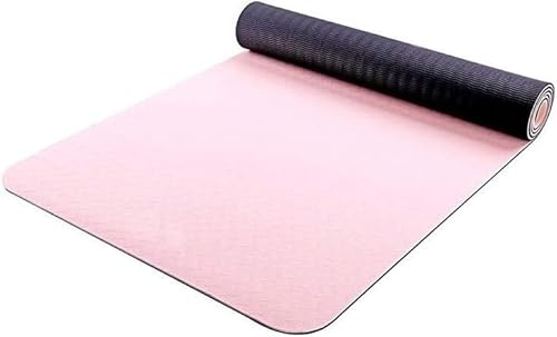 Estera del piso del hogar de la TPE del equipo del ejercicio del gimnasio largo y ancho neutral del rosa de Pilates de la estera de la yoga