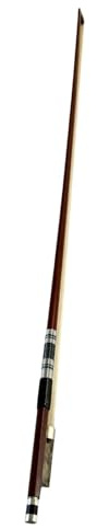 Professionelle Geigenbögen Abalone-Filet-Rosshaar-Geigenbogen Aus Professionellem Naturholz(1 2-Brown)