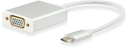 Equip Adaptador USB-C A VGA M/H Blanco 133451