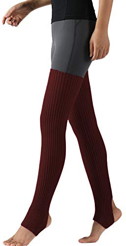 Nanxson Damen Stulpen Lang Winter Gestrickt Legwarmer Gerippt Beinwärmer | Beinstulpen Beinlinge,Frauen Strümpfe,Mädchen Strumpf,Winter Beinwärmer,für 80er Jahre,Party,Tanz,Sport,Yoga,Ballett