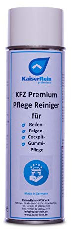 KaiserRein KFZ Premium Pflege Reiniger 500ml für Reifenpflege, Felgenreiniger, Cockpitreiniger und Gummipflege Universalreiniger Auto