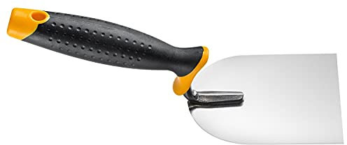 Hardy Profi 100 mm Stukkateurspachtel Gipserkelle Kelle Stuckateur Spachtel Rostfrei Edelstahl 2K Griff