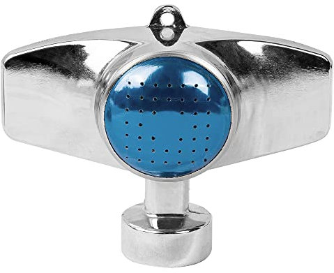 Hourleey 360 Grad Metall-Punktsprinkler, Rasensprenger für Hof, Kreismuster, Sprinkler mit sanftem Wasserfluss für kleine Flächen, Hof, Rasen, Garten, Bewässerung, Abdeckung bis zu 9,2 m