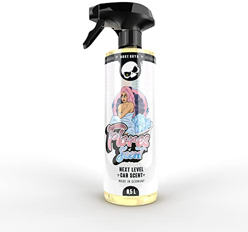 Nuke Guys Car Scent - Auto Duft Spray - 0,5 L Flores Scent Autoparfüm mit Sprühkopf - Praktischer Lufterfrischer für den Innenraum, angenehmer Autoduft