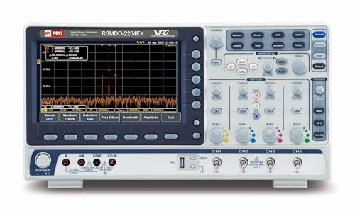 RS PRO RSMDO-2204EX Mixed-Domain Tisch Oszilloskop 4-Kanal Analog 200MHz CAN, IIC, LIN, RJ45, SPI, UART, USB