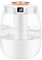 Adiwo Humidificadore, 1.8L Humidificador de Silencioso para Bebes, Doble Cámara con Pantalla de Humedad Inteligente, Tres Modos, con Luz Nocturna y Lámpara Esterilizadora UV, Alimentado por USB