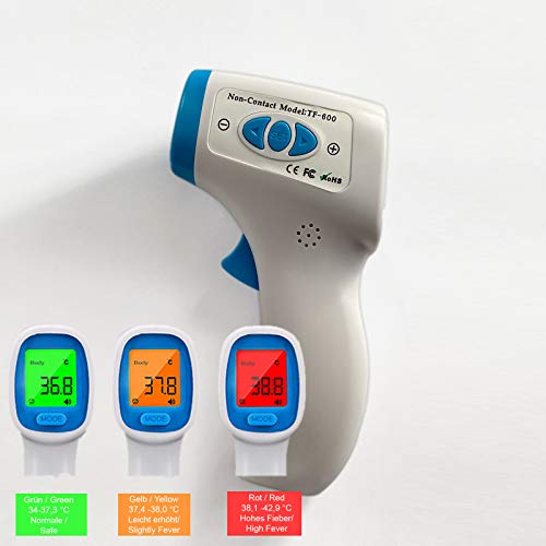 Digital kroppstermometer panntermometer temperatur vuxen infraröd kontaktlös FT2