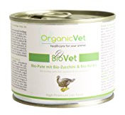 OrganicVet Katze Nassfutter BioVet Bio-Pute mit Bio-Kürbis, 6er Pack (6 x 200 g)