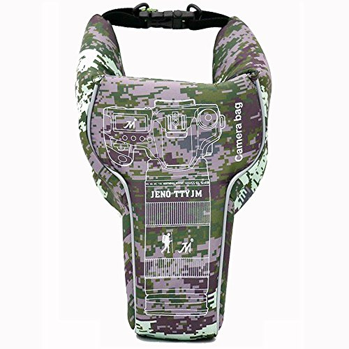 Market&YCY camuffamento Custodia per fotocamera reflex impermeabile e antiurto, Per Nikon Canon Custodia, fotocamera e lunghezza dell'obiettivo inferiore a 24 cm / 9,4 - M