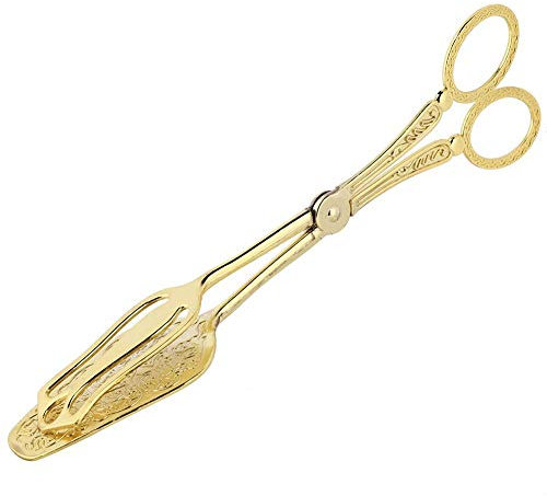 Pinze per pane per aiutanti di Clip per verdure Pinze per dolci Pinze per buffet Pinze per barbecue Utensili da cucina(d'oro)