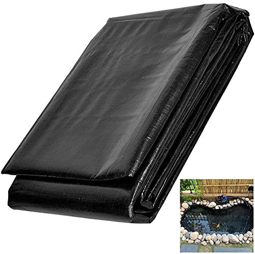 YNAYG Teichfolie HDPE Gartenteichfolie Fischteichfolie Gartenpoolmembran Teich Folie Reißfest Umweltfreundlic, Für Garten Brunnen Und Bachläufe