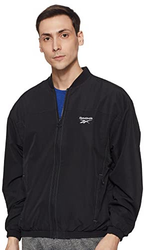Reebok Manteau plumeau unisexe pour adulte, Noir, XL