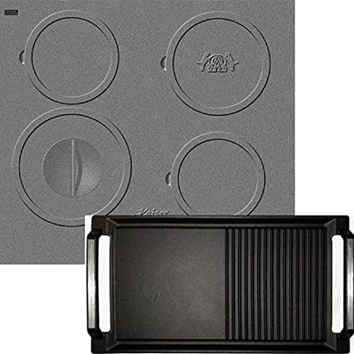 Kaiser KCT 6705 I Plaque de cuisson à induction avec plaque de cuisson, design en fonte, 4 zones de cuisson, sans cadre
