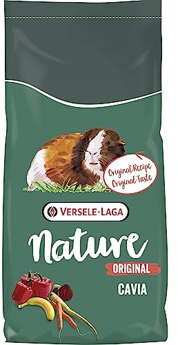 VERSELE-LAGA - Nature Original Cavia - Mélange Complet, Varié et Enrichi pour Cobayes - 9kg