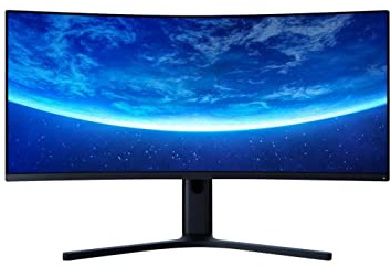 XIAOMI Mi Curved Gaming Monitor 34 Monitor Gaming WQHD (3440x1440, UHD, 144Hz, 4ms, 300 CD/m², HDMI 2.0x2, Puerto DP1.4x2, 21:9, AMD FreeSync), Color Negro, 34 Pulgadas