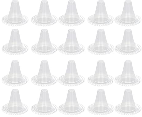 Ohrthermometer-Nachfüllkappen, 20 Stück Einweg-Ohrthermometer-Sondenabdeckungen Ohrthermometer-Nachfüllkappen Linsenfilterabdeckungen, Thermometer