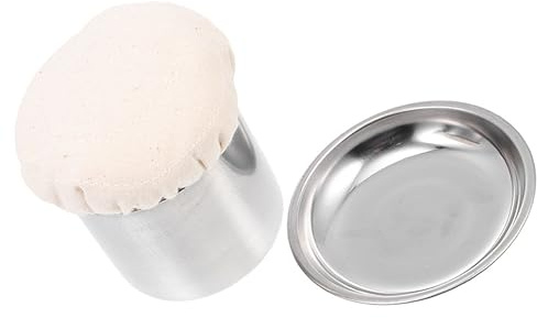 DECHOUS Cepillo de Aceite Ligero y Seguro de Acero Inoxidable para Panqueques Esparcidor Práctico 1 Set para Untar y Limpiar Color Aleatorio para Cocina y Restaurante