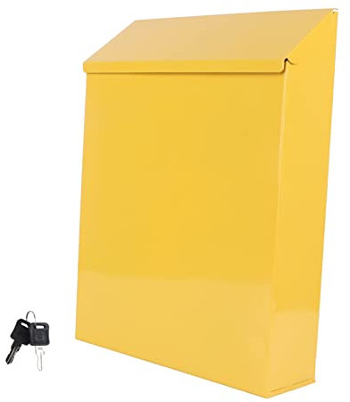 Gadpiparty Blechbriefkasten - Wandmontage Briefkasten - Briefhalter Mit Großem Fassungsvermögen - Büro Schule Fabrik