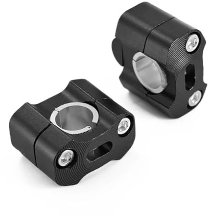 Handlebar Bar Risers For CRF300L For CRF250L For CRF 230 450L For CRF250F 250 450 R/X 150 300L 22mm 28mm Motorcycle Handlebar Risers Adapter Off Road Handlebar Risers Clamp(Black)