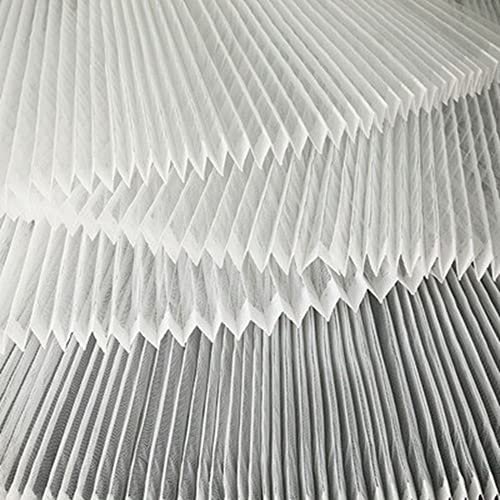TMTGTS Tessuto 3D pieghe, in chiffon, 2 m x 150 cm, in tulle, per il fai da te, per il cucito, al metro, decorazione per matrimoni, feste, regali, fai da te