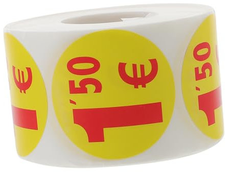 DIYEAH Verkauf Aufkleber 1 Rolle Runde Etiketten Für Supermarkt Neon Farben Waren Papier