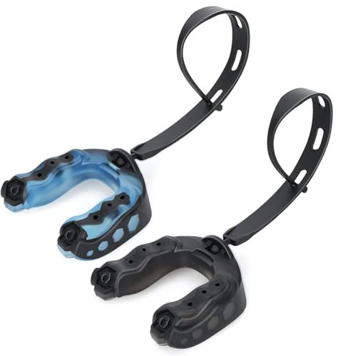 2 Stück Sport Zahnschutz Football Mundschutz Sport Mundschutz für alle Vollkontakt-Sportarten Einschließlich Rugby, Boxen, Kampfsport, Hockey, MMA, Taekwondo und Mehr