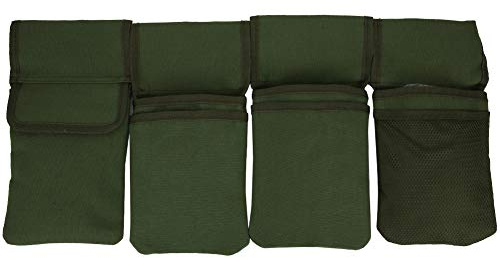 Leapiture 125 cm/49,2 Zoll Garten-Werkzeugtasche, Taillengürtel, Canvas, Taille, Werkzeugschürze, Organizer, Hängetasche mit 4 Taschen