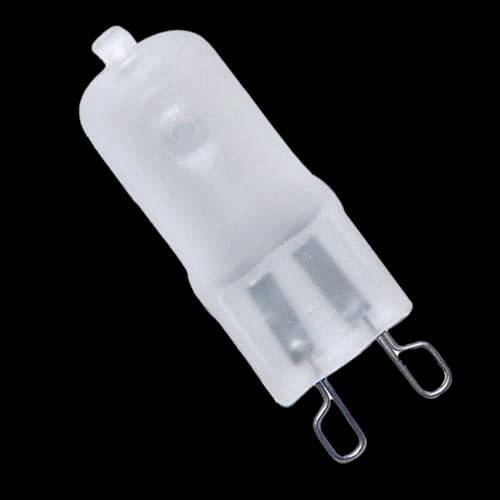 UGEFKMQ Lampe G9 40W 230V Halogenlampen G9 25W 40W 60W Halogen Leuchtmittel Bi-Pin-Sockel Ersatzlicht Warmweiß 60W 5Pc