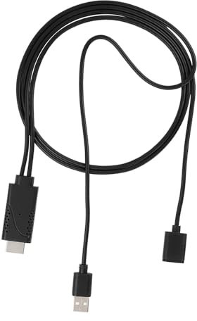 2 en 1 1 1080P USB hembra a HDMI macho HDTV cable adaptador para teléfono