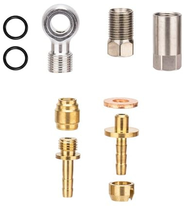 HOUSON Kit de raccordement de conduite de frein pour VTT - Olive - Avec raccord fileté - Pour guide ULT/RSC/RS (BH59/BH90)