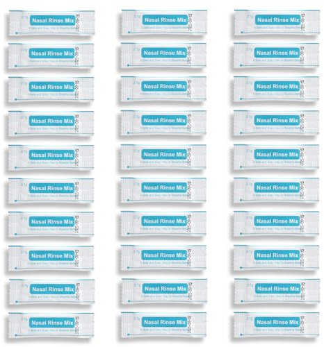 WUSJCOF 30 Confezioni di soluzione salina per lavaggio nasale senza conservanti (2,7 g ciascuna)