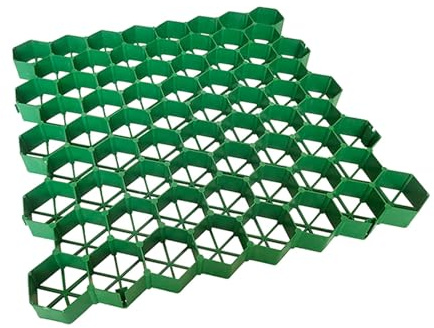 Dalles de Gravier for Pavage, Dalles d'allée Robustes et Tapis de Gazon, pavés de Trottoir extérieurs, for Jardins en Pente, aménagements paysagers et parkings(4cm-12 Pieces)