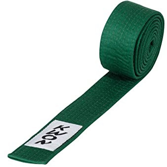 Kwon Taekwondo Judo Karate Gürtel für Erwachsene, Martial Arts Enthusiasten, Wettkämpfer - Einfarbig, Frisches Grün, Locker, Praktisch, Unisex, 4 cm