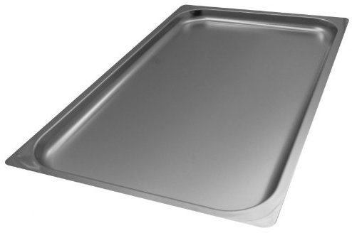 FNC1/1P020 Teglia Gastronorm 1/1 h20 in acciaio inox AISI 304 bordo piano