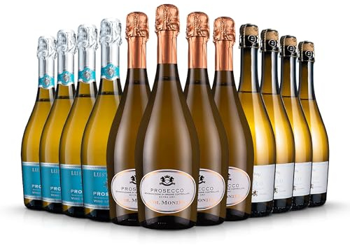 Laithwaites Prosecco Selection (Mixed Case of 12) Italy, Glera Grape, Dry 10.5-11% ABV
