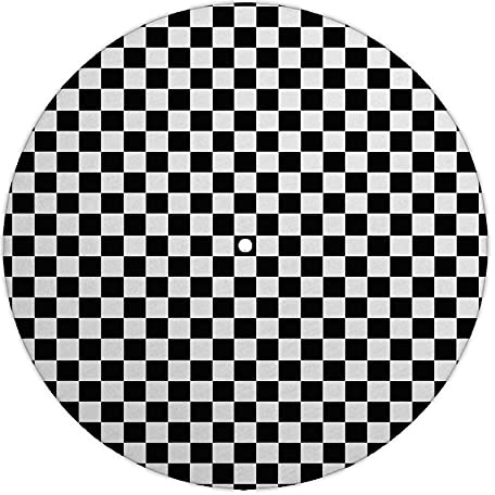 Next Ferry Slipmat - SKA Checkers - Filz Plattenspieler Matte 12 Zoll | DJ Plattentellerauflage 2,5 mm für Plattenspieler & Turntables - für präzises Scratchen & Backspin - bedruckt in Deutschland