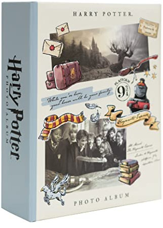 Grupo Erik: Album fotografico Harry Potter | Album foto 10x15, 100 tasche e copertina rigida, Album fotografico per 100 foto ricordo, 1 foto per pagina, Album foto piccolo, album harry potter