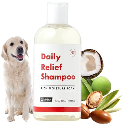 JAYU PET Daily Relief Shampoo – vom Tierarzt zugelassenes veganes EVE-Hundeshampoo für empfindliche Haut (10,1 oz)