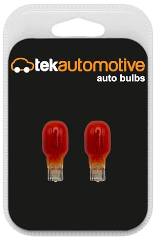 Tek Automotive 921 Amber Indicator Bulbs 12V 21W Capless Car Light Bulbs – Twin Pack