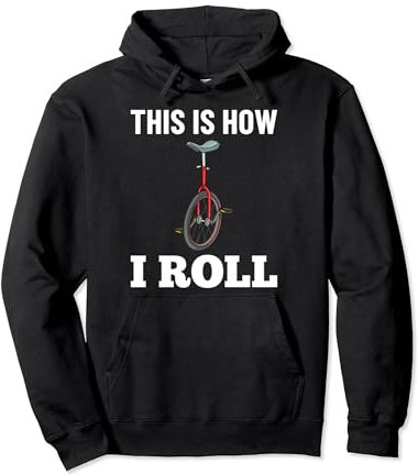 Einrad Fahrrad Lustiges Training Lernen Radfahren Pullover Hoodie