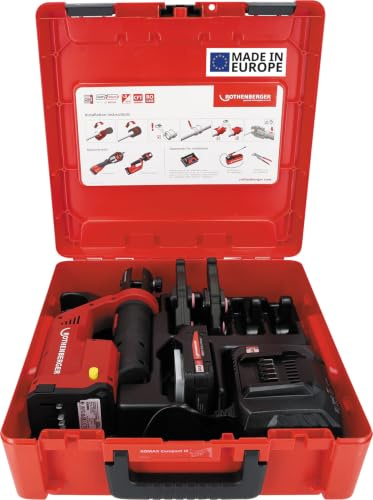 ROTHENBERGER ROMAX COMPACT III Set MaxiPro 1/4- 1.1/8 “, 2Ah, EU, CAS / 1000004286 / Press data collection, press jaws