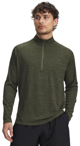Under Armour Tech Textured 1/2 Zip SweatshirtMan, (390) Marine Od Green / Black, XXL