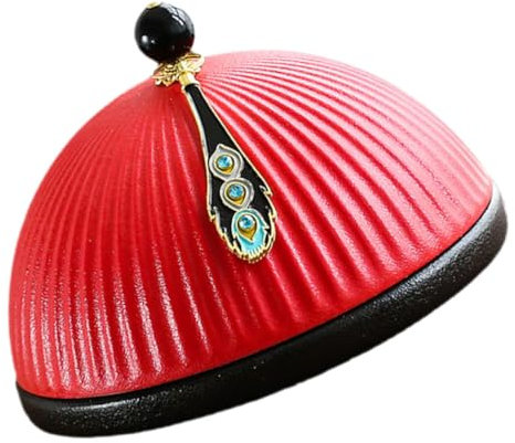 IMIKEYA Keramik-aschenbecher in Hutform Kreatives Schreibtisch-ornament Aufbewahrungsbehälter Für Kleinigkeiten Vintage-design Dekorativer Zigarettenaschenhalter