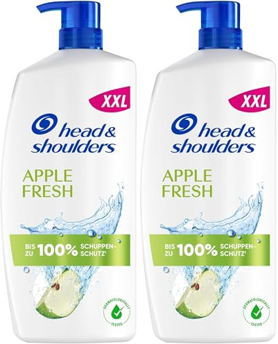 Head & Shoulders Apple Fresh Anti-Schuppen-Shampoo 800ml Zur Täglichen Anwendung. Bis Zu 100% Schuppenschutz, Klinisch Getestet. Für Jeden Haartyp (Packung mit 2)