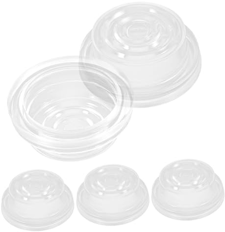 LRXIYODE Set 4 Pezzi Accessori per Tiralatte Manuale in Silicone Leggero e Resistente, per Uso Domestico e Centri di Maternità, Compatibile Pompe Sottovuoto
