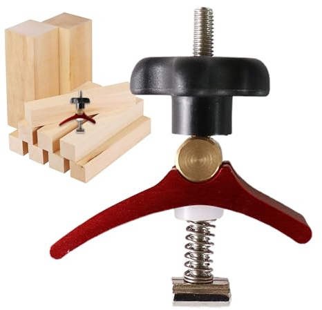 Leva di serraggio a T | Dispositivi di fissaggio regolabili con precisione | Morsetto a T per lavorazione del legno | Per lavorazione del legno, falegnameria, lavorazione dei metalli, incisione e