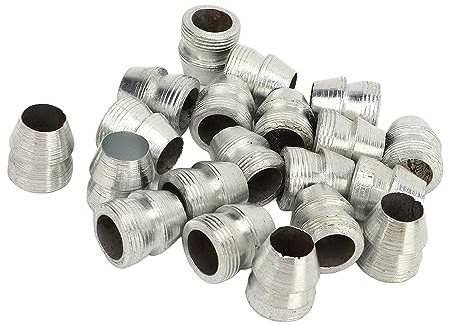 Cuneo con manico per ascia tondo di sicurezza Cuneo in acciaio per martello da spacco per ascia per martello Manico a slitta Materiale in ferro resistente Confezione da 20 pezzi (16 mm)