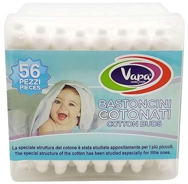 Vapa, Bastoncini Cotonati, 56 pezzi