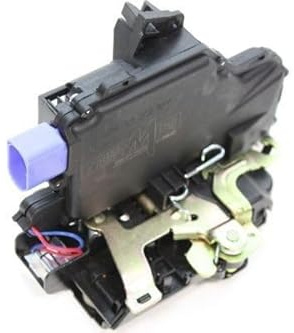 AUTOMEGA 100019810 Türschloss Vorne Links mit Zentralverriegelung für VW POLO (9N) 3B1837015AM 3B1837015AQ